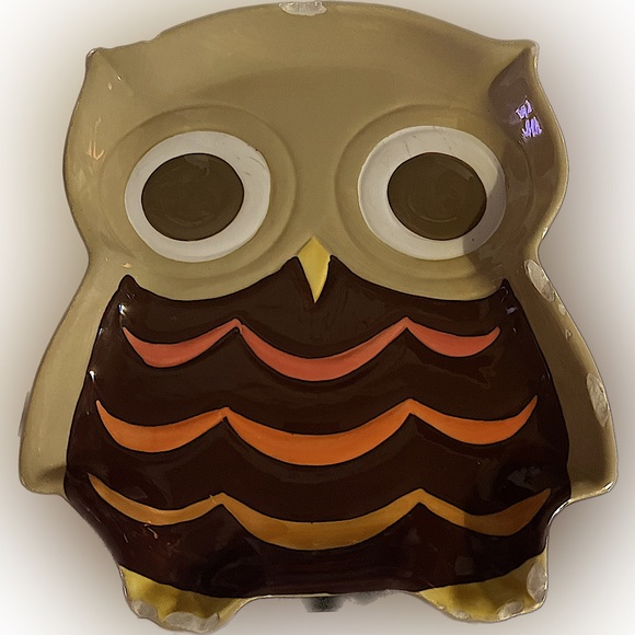 Mesa Home Set of Four Owl Plates - Picture 3 of 4